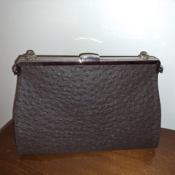 Vi Tage, 1950s, Elegant Blue/Brown Or Black Handbag - Picture 5 of 12